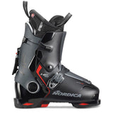 Nordica HF 110 alpine ski boot with four buckle closure system on white background