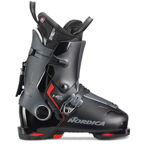 Nordica HF 110 alpine ski boot with four buckle closure system on white background