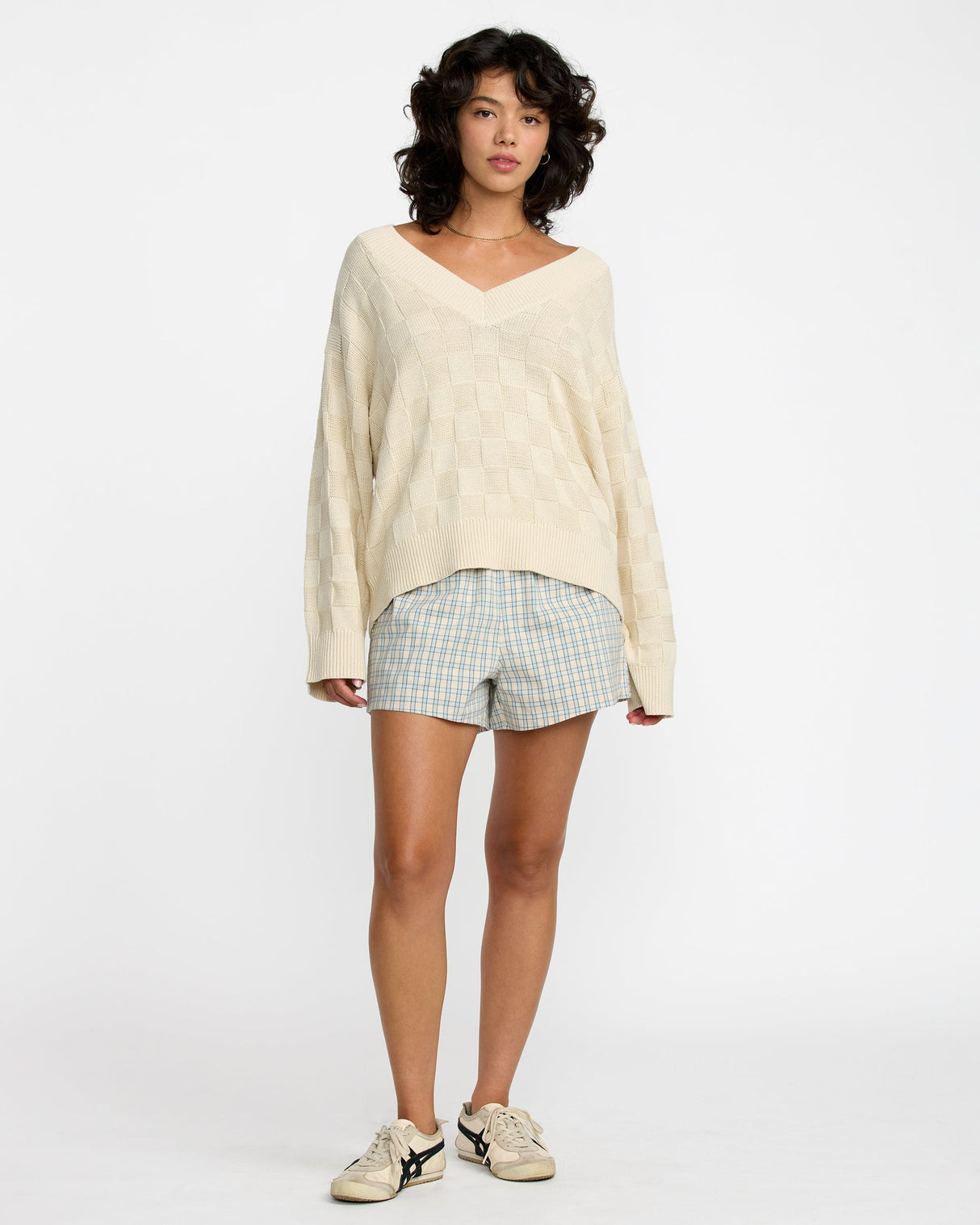 RVCA Harmony V Neck Sweater