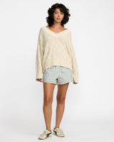 RVCA Harmony V Neck Sweater