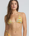 RVCA Summer Safari Halter Tri Bikini Top