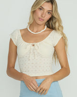 Billabong Mia Tie-Front Top