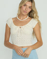 Billabong Mia Tie-Front Top