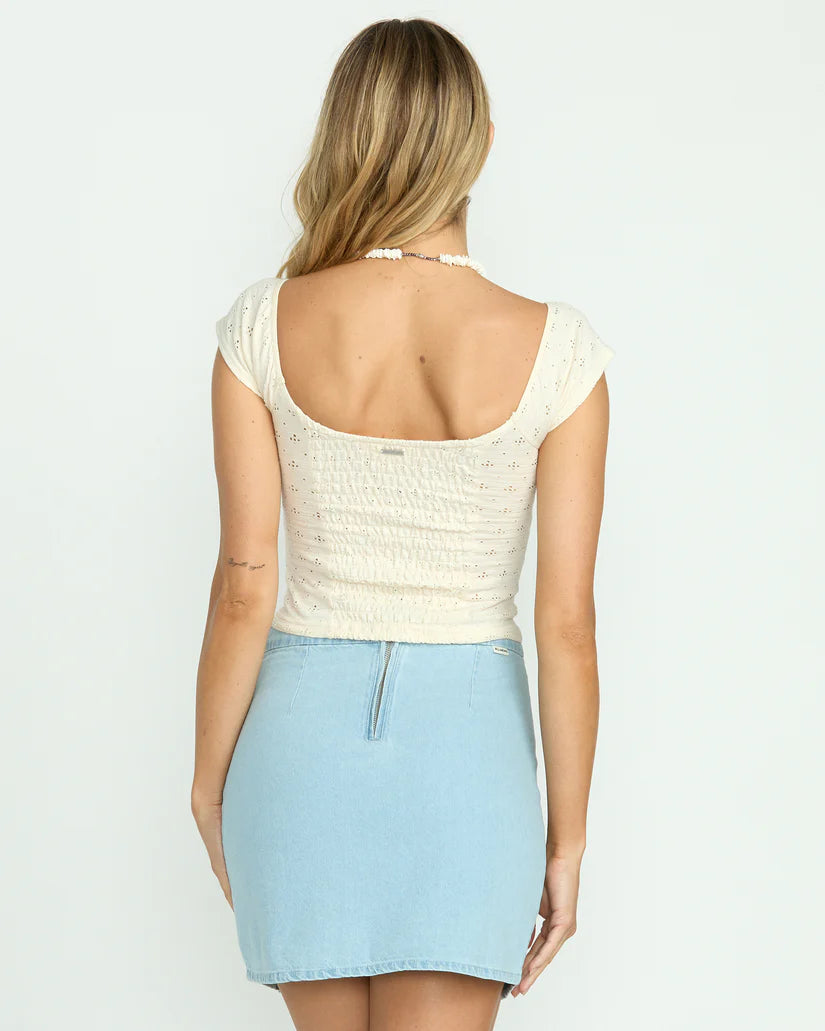 Billabong Mia Tie-Front Top