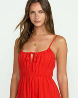 Billabong Red Aloha Maxi Dress