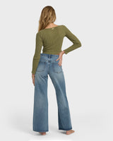 Billabong Free Fall Flare Denim Pant