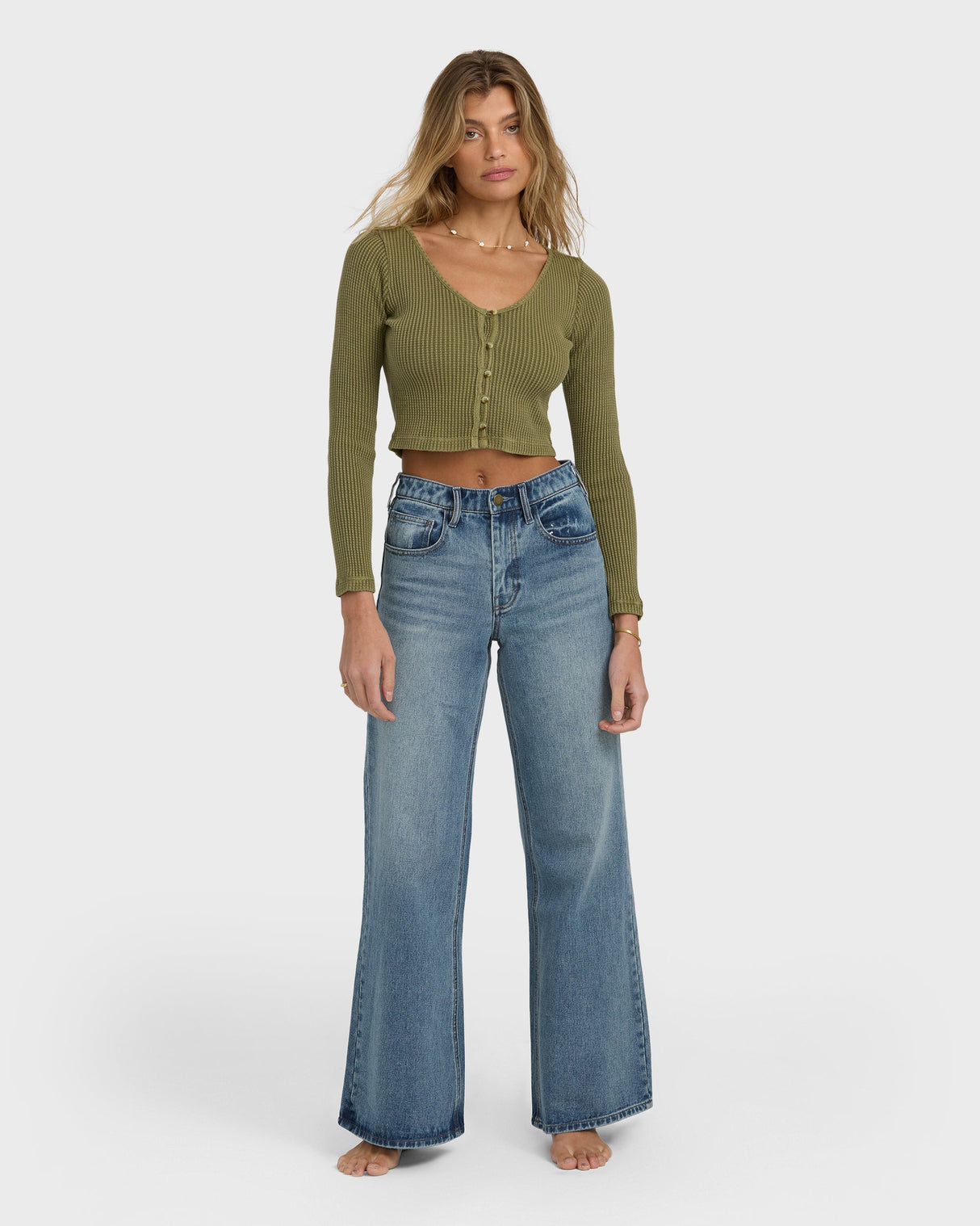Billabong Free Fall Flare Denim Pant
