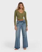 Billabong Free Fall Flare Denim Pant