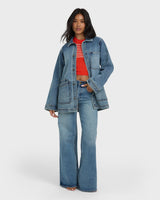 Billabong Women's Denim Chore Coat