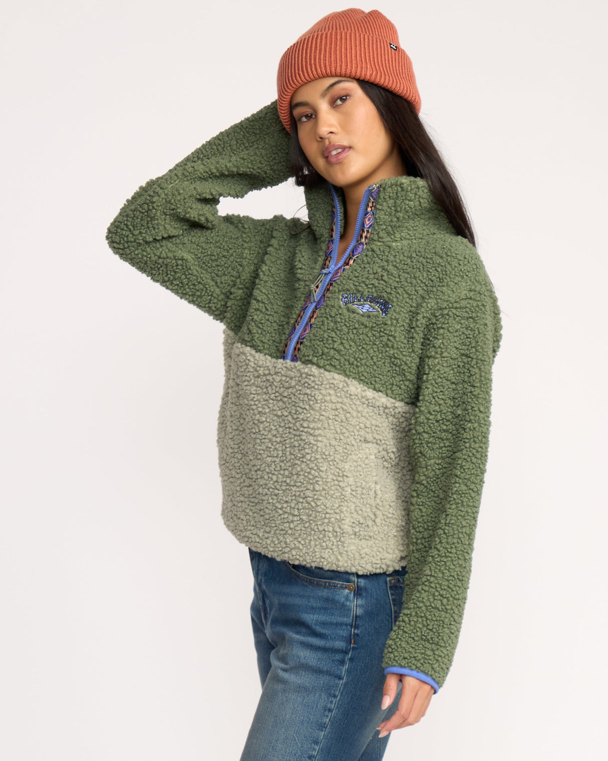 Billabong Horizon Mock Neck Half Zip fleece