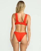 Billabong Red Aloha Hike Bikini Bottom