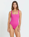 Billabong Summer High Square Neck One-Piece Swimsuit