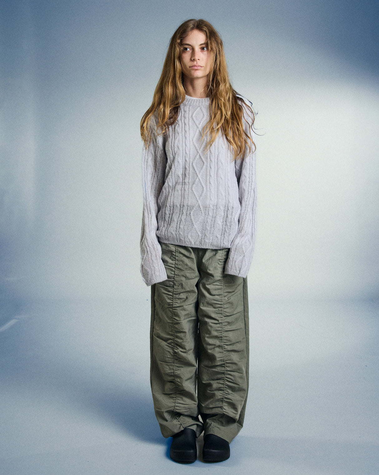 Obey Isabella Loose Cable Sweater