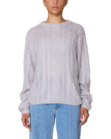 Obey Isabella Loose Cable Sweater