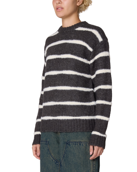 Obey Casey Stripe Crew Sweater