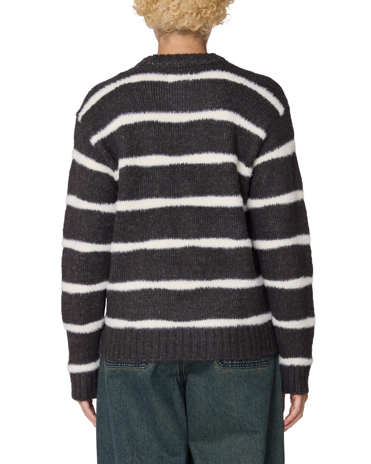 Obey Casey Stripe Crew Sweater