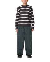 Obey Casey Stripe Crew Sweater