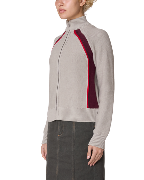 Obey Lizzie Zip Mock Sweater