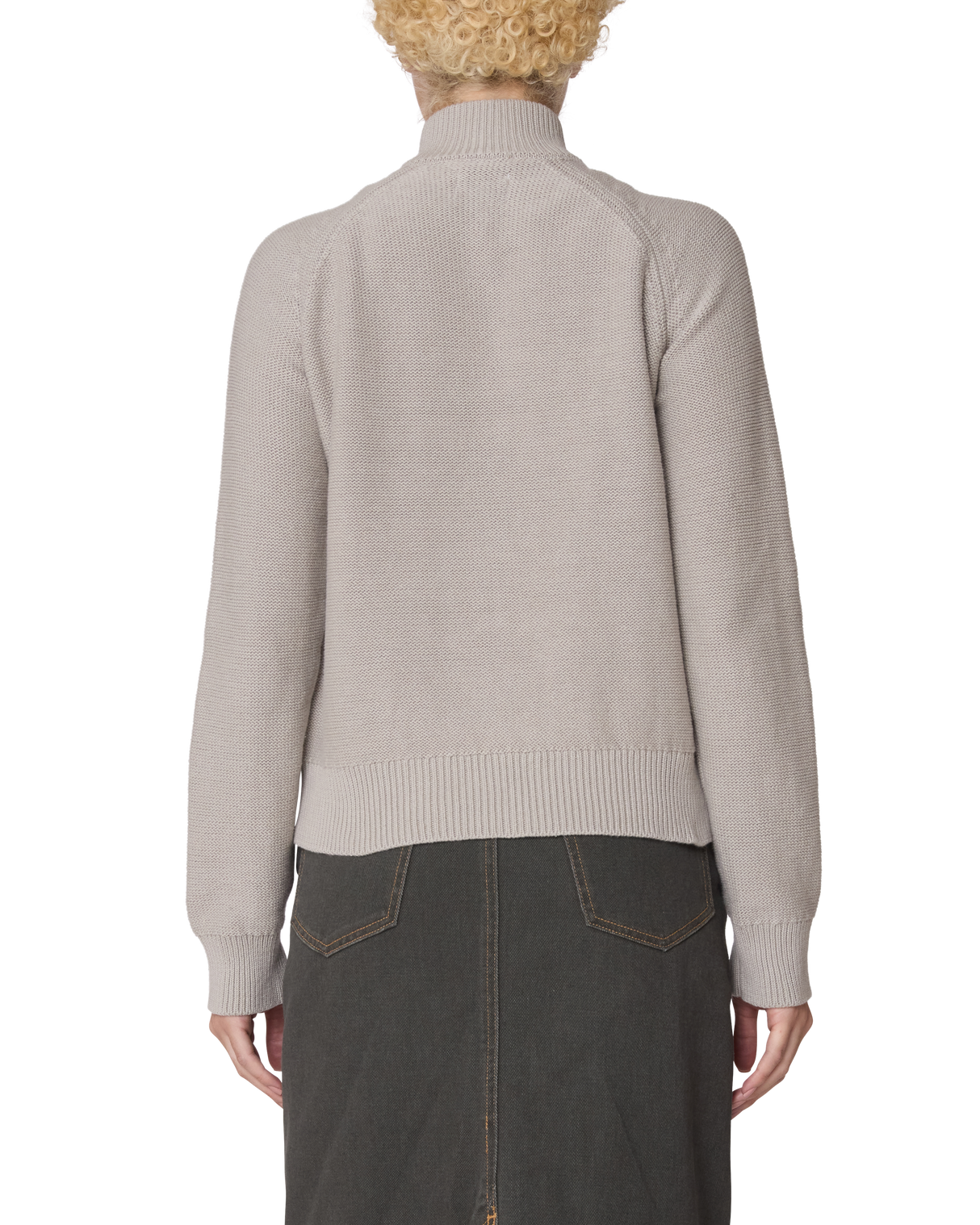 Obey Lizzie Zip Mock Sweater