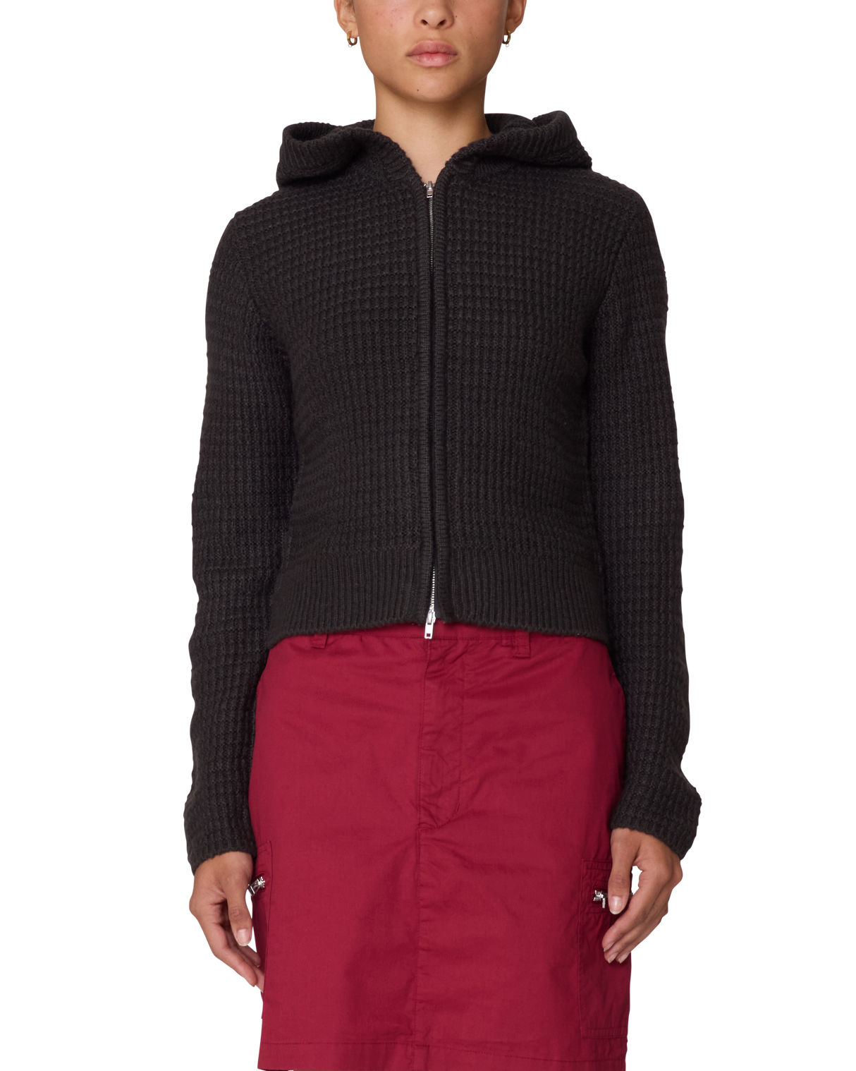 Obey Glenda Hood Zip Sweater