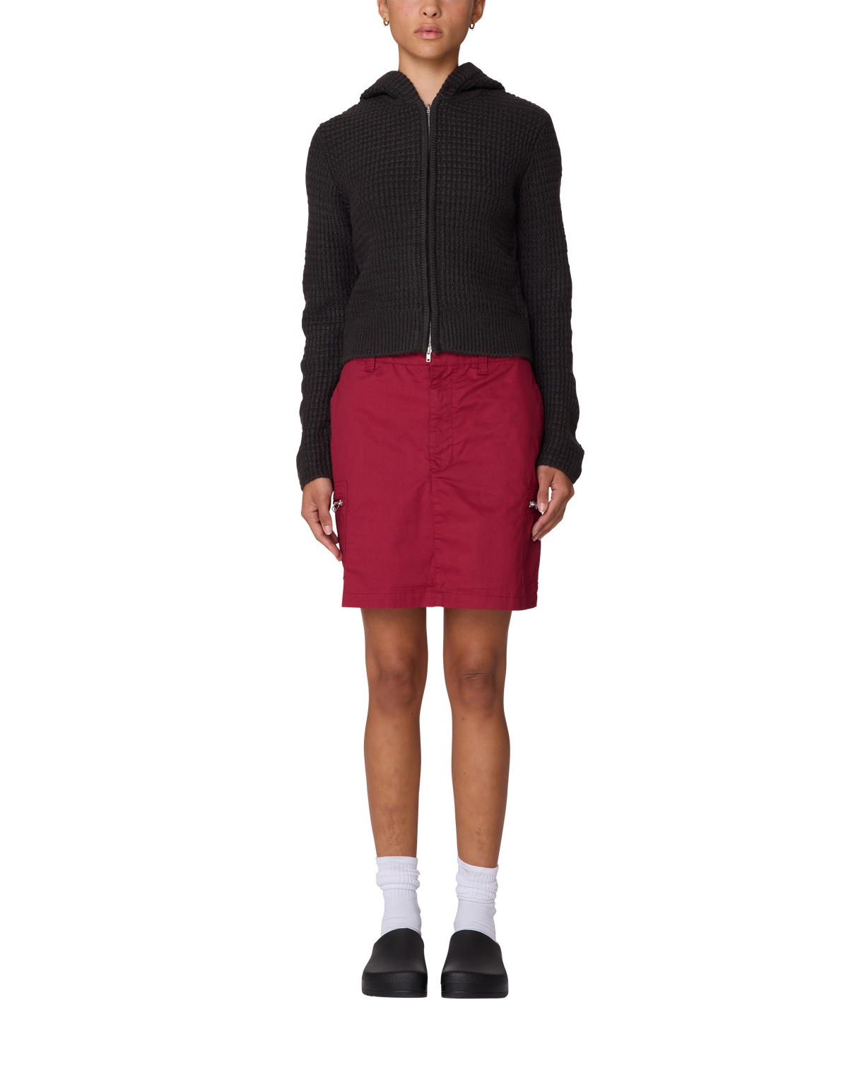Obey Glenda Hood Zip Sweater