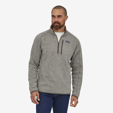 Patagonia Men's Better Sweater 1/4 Zip Fleece - Stonewash