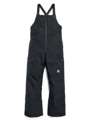 Burton women's Gore-Tex bib snow pants with suspenders and front zip closure