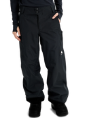 Burton women's relaxed fit snow pants with dual button closure and side pockets
