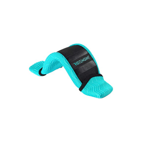 Aqua green Ride Engine ultralight adjustable foot strap with zigzag grip for boardsports