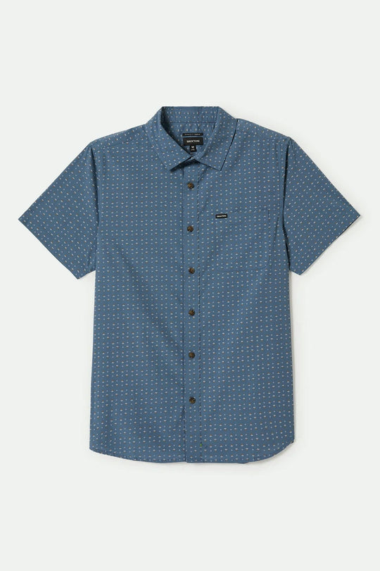 Brixton Men's Charter Print Short Sleeve Woven