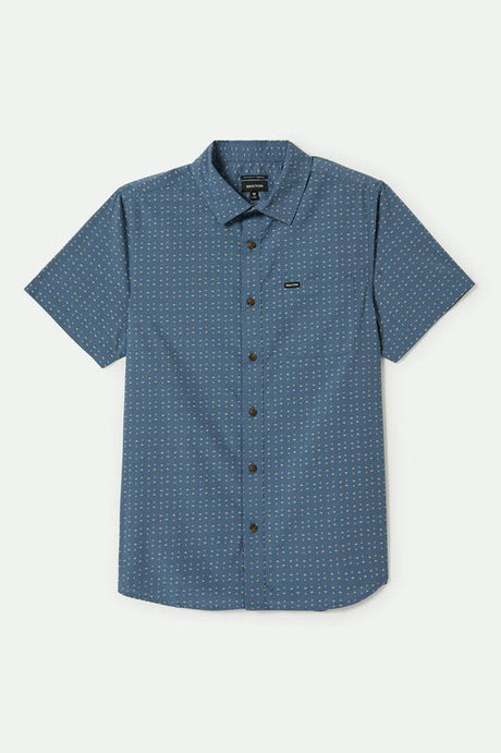 Brixton Men's Charter Print Short Sleeve Woven