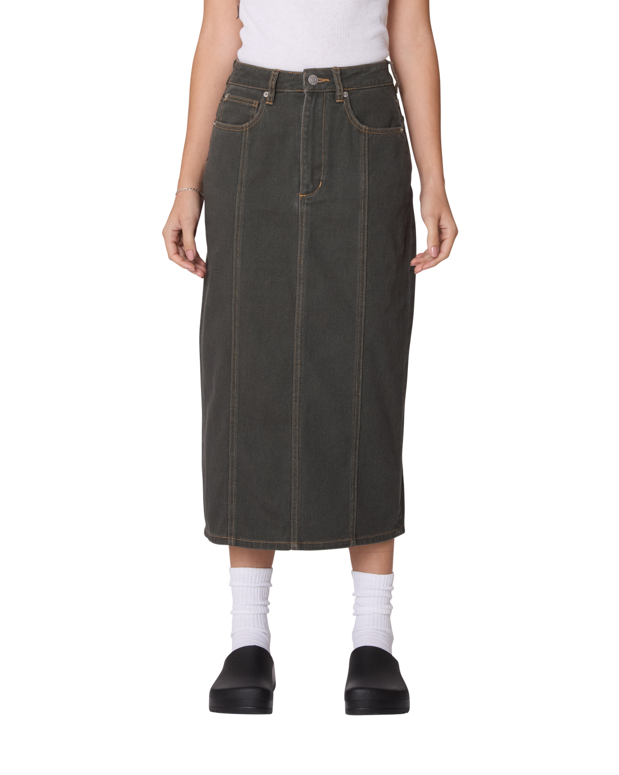 Obey Faye Panel Skirt