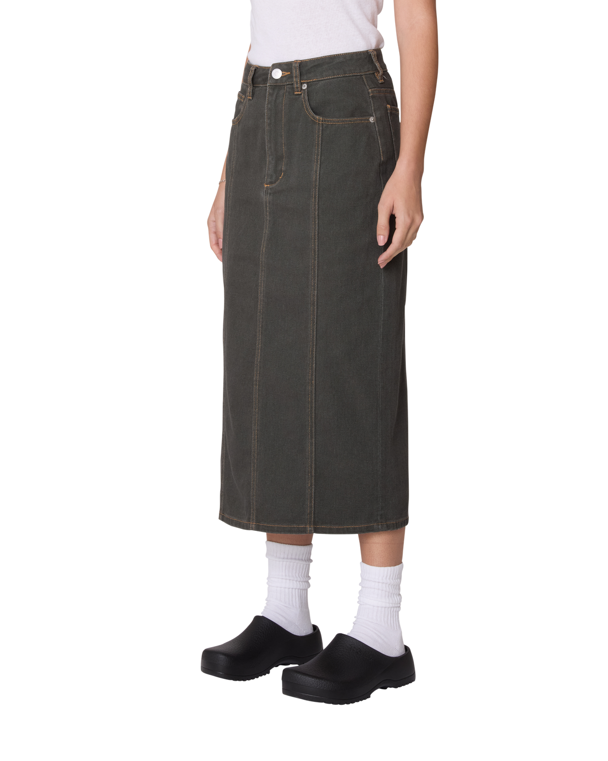 Obey Faye Panel Skirt