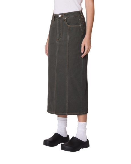 Obey Faye Panel Skirt