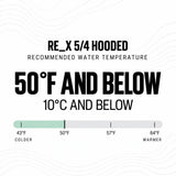 Ride Engine RE_X 5/4/3 Hooded Chest Zip Full Wetsuit – Men's