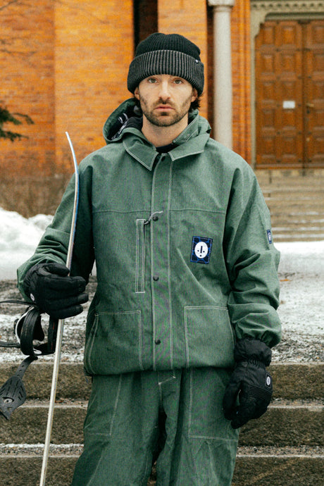 686 Men's Dojo Jacket - Forest Green Denim