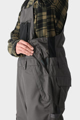 686 Men's Hot Lap Insulated Bibs - Charcoal Black