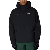 686 men's pullover hoody with hood, chest pockets, and Windstopper technology branding