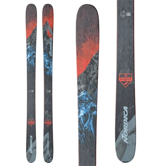 Nordica Enforcer 100 Skis - Red / Black
