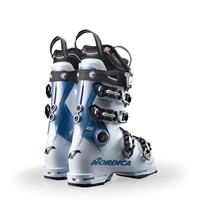 Nordica Women's Promachine 105 W Ski Boots 2025 -  White/Light Blue/Black