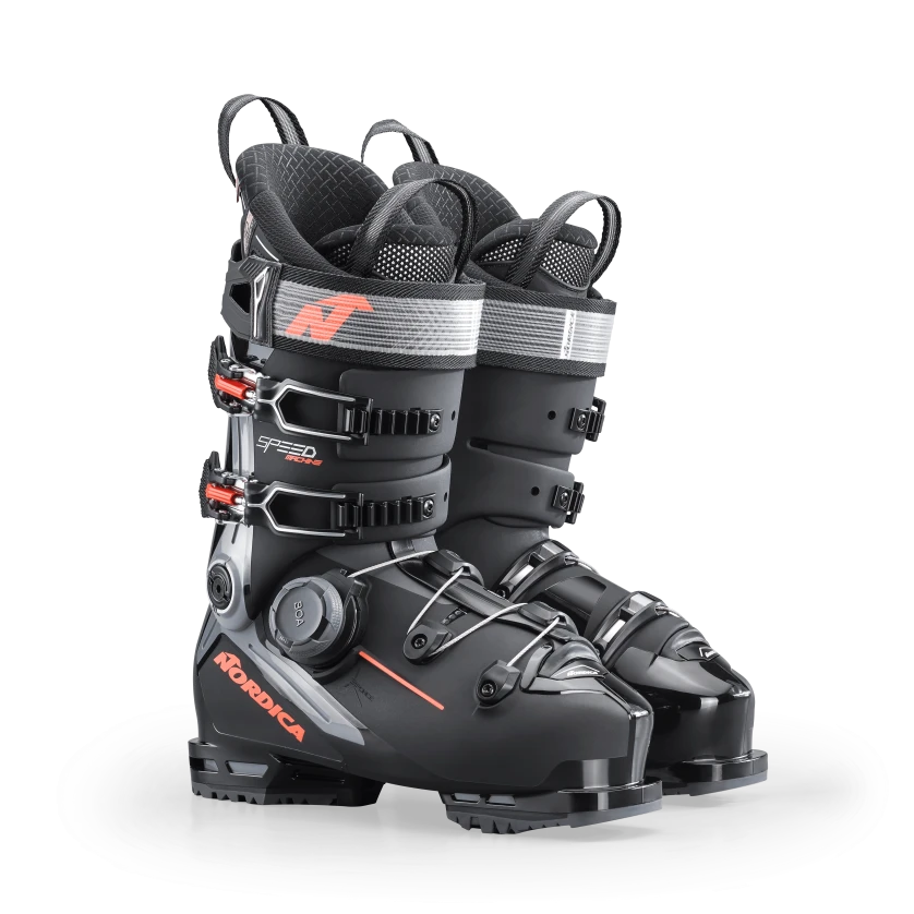 Nordica Speedmachine 3 Boa 110 Ski Boot 2025 - Black/Grey/Red