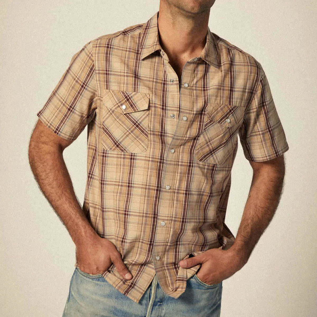 Brixton Men's Wayne Western Short Sleeve Shirt