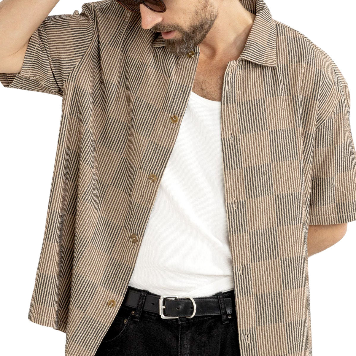 Rhythm Tanner Check Short Sleeve Shirt