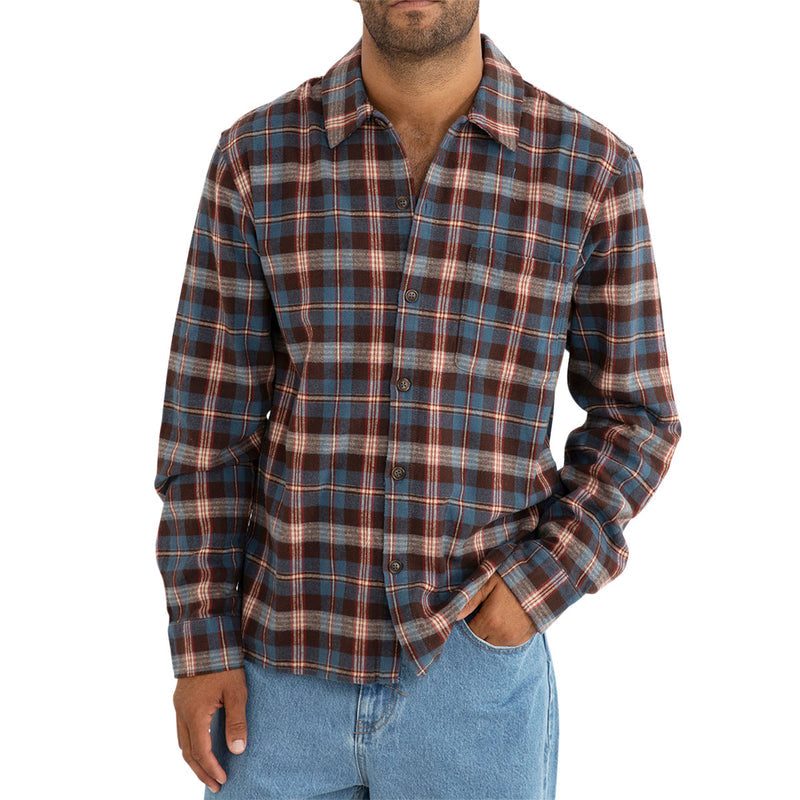Rhythm Men's Kern Long Sleeve Flannel