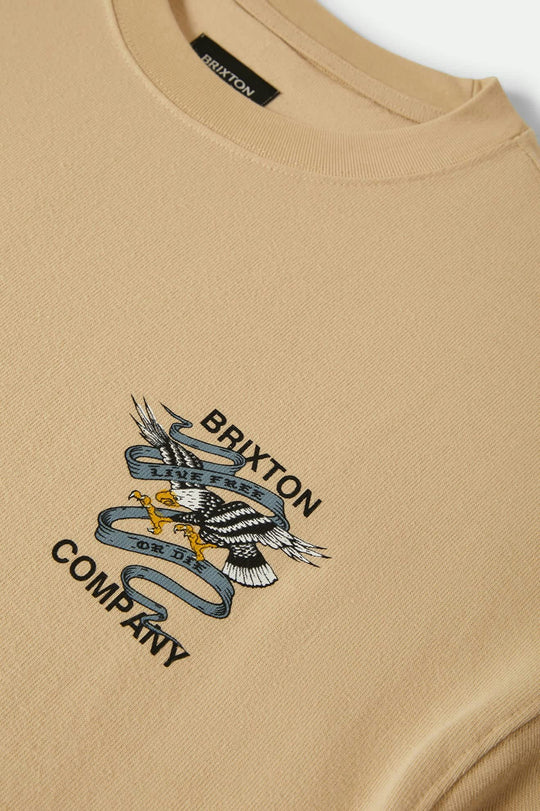 Brixton Men's Live Free Heavyweight Relaxed T-Shirt