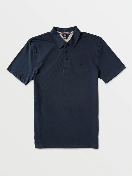 Volcom Mens Wowzer Polo Short Sleeve Shirt - Navy