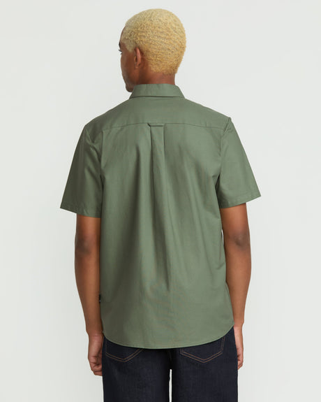 Volcom Men's Veeco Oxford Short Sleeve Shirt