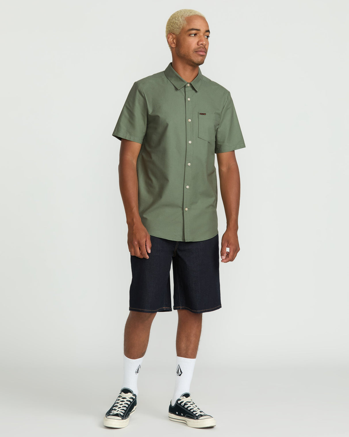 Volcom Men's Veeco Oxford Short Sleeve Shirt