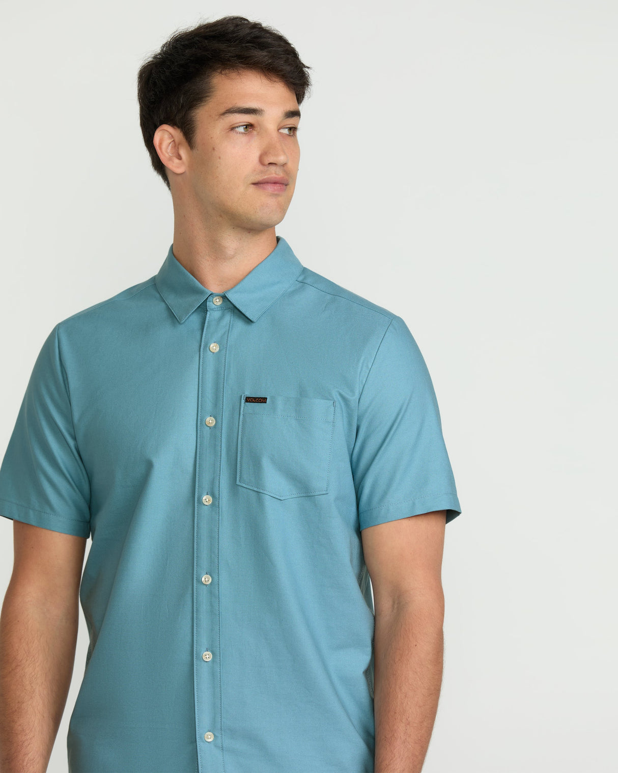 Volcom Men's Veeco Oxford Short Sleeve Shirt