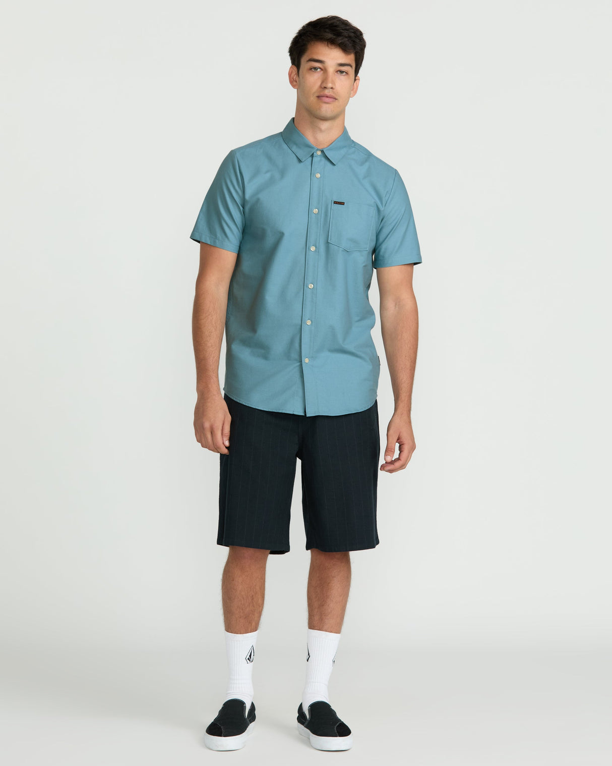 Volcom Men's Veeco Oxford Short Sleeve Shirt